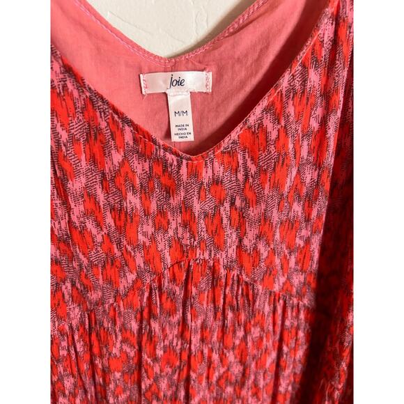 Joie Bondi Sleeveless Maxi Dress Red Animal Print MSRP $248 Medium 8-10 - Picture 3 of 8